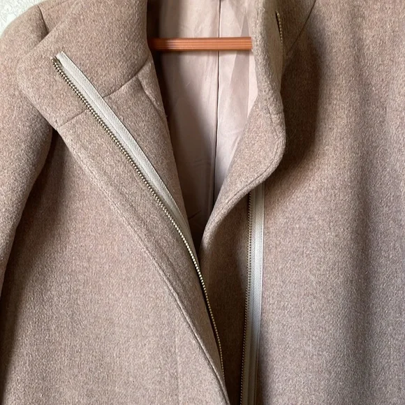 J Crew wool zip up peacoat style jacket in size 6 - Picture 4 of 6